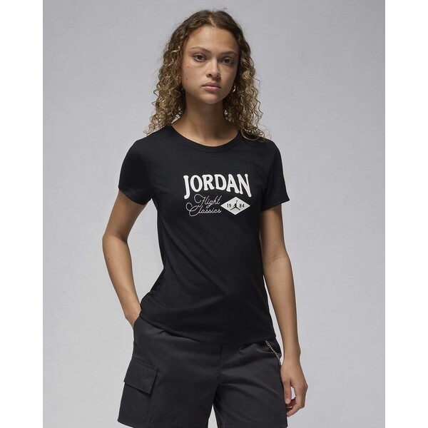 Nike T-shirt damski o dopasowanym kroju z nadrukiem Jordan FN5723-010