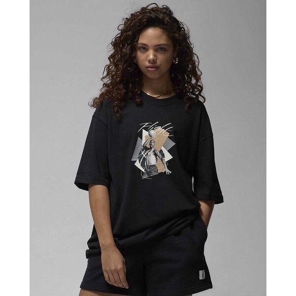 Nike Damski T-shirt oversize z grafiką Jordan FN5708-010
