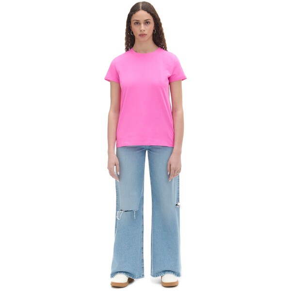 Cropp Różowy T-shirt 0213Z-42X