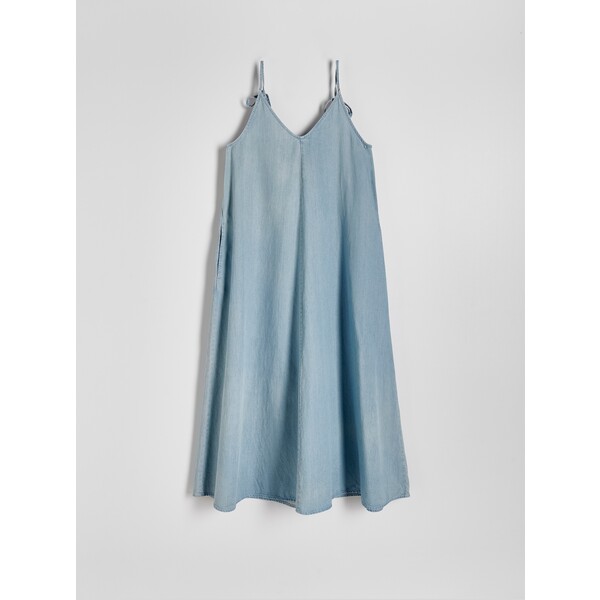 Reserved Sukienka na ramiączkach z lyocellem 749BR-05J