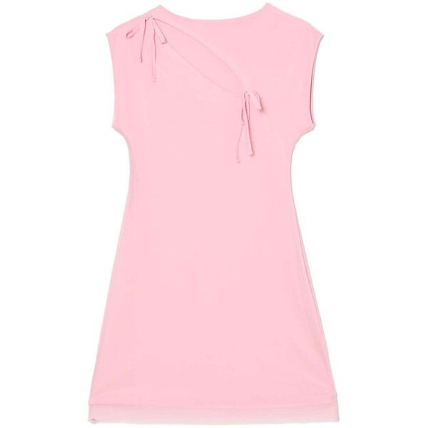 Cropp Różowa sukienka mini z kokardkami 9251Y-03X