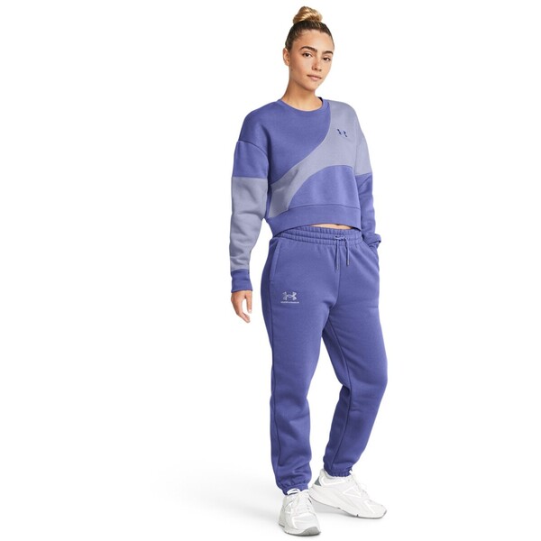 UNDER ARMOUR Damskie spodnie dresowe Under Armour UA Icon Fleece Jogger - fioletowe