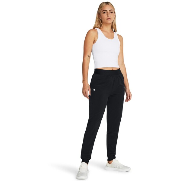 UNDER ARMOUR Damskie spodnie treningowe Under Armour Sport High Rise Woven Pant - czarne