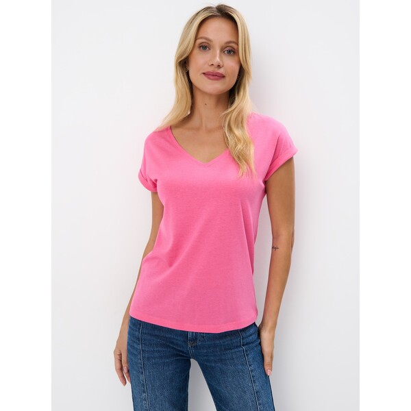 Mohito Różowy t-shirt z krótkim rękawem 8876W-43X