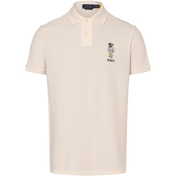 Polo Ralph Lauren Męska koszulka polo - Custom Slim Fit 709823-0001