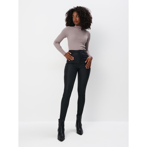 Mohito Woskowane spodnie skinny 784BL-99J