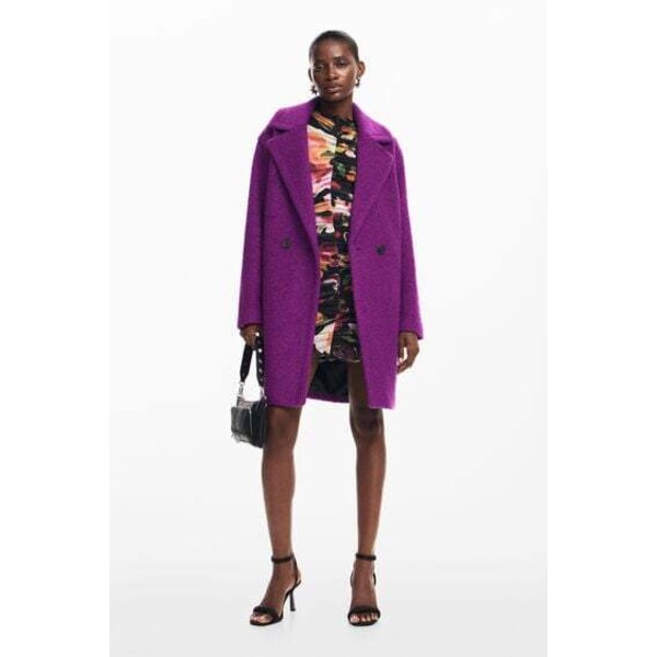Desigual Długi płaszcz 24WWEW503094