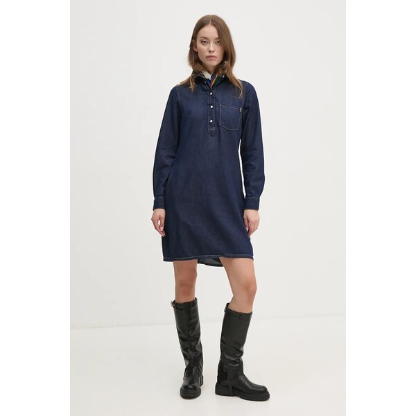 Pepe Jeans sukienka jeansowa REGULAR PULL-OVER DRESS PL953628BC3