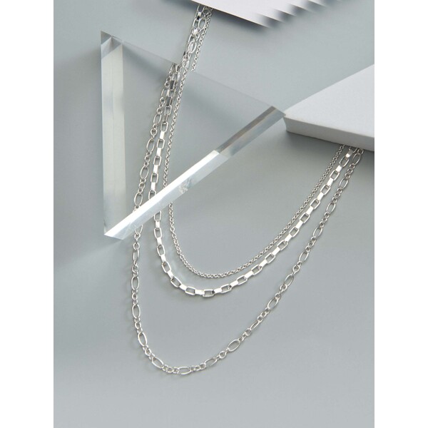 Sinsay Naszyjnik 3 pack 6608Z-SLV