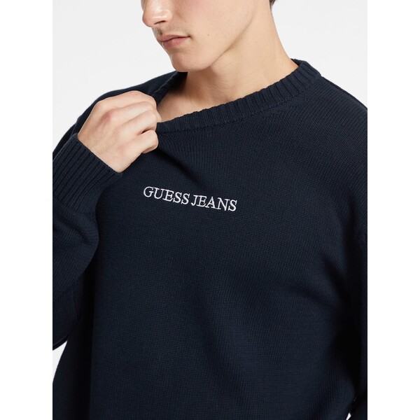 GUESS Sweter Z Haftowanym Logo M4BR31Z3HM1-A71W