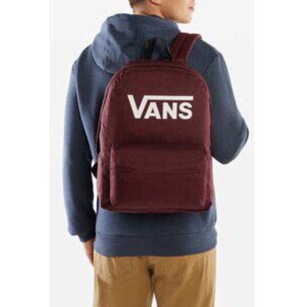 Vans OLD SKOOL PRINT BACKPACK-B VN000HYCK1O1 Bordowy