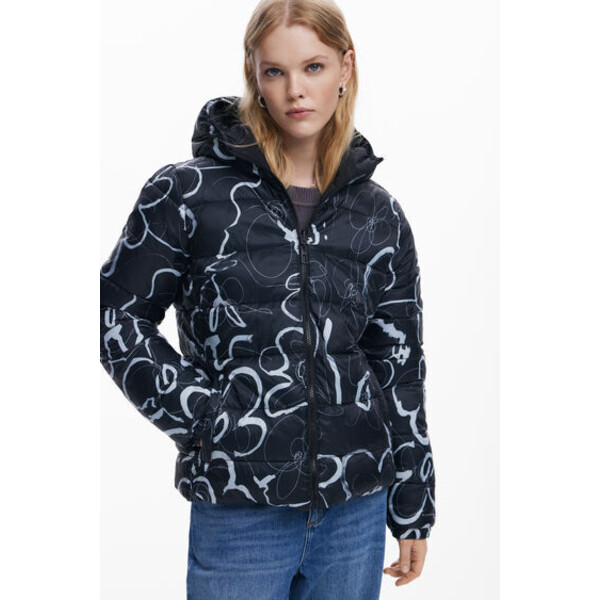 Desigual Dwustronna kurtka pikowana 24WWEWX02000
