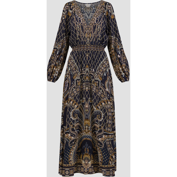 Długa sukienka jedwabna damska Camilla 29056-dancduke 29056-dancduke