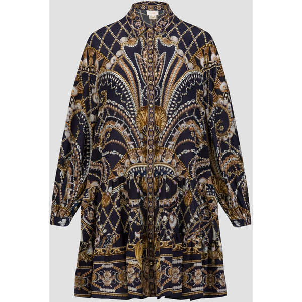 Koszulowa sukienka jedwabna damska Camilla 29047-dancduke 29047-dancduke