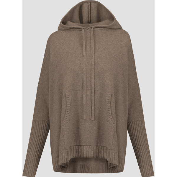 Sweter kaszmirowy khaki damski Kujten Reena F2051-2002 F2051-2002