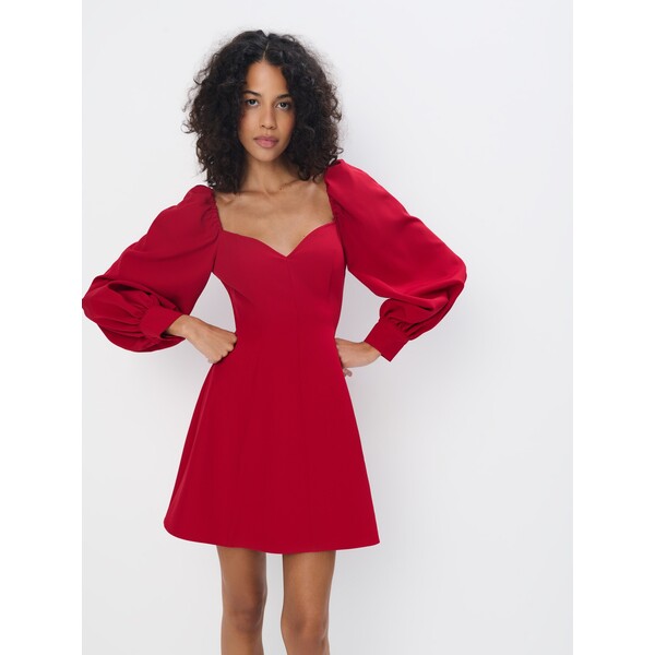 Mohito Czerwona sukienka mini 979CA-33X