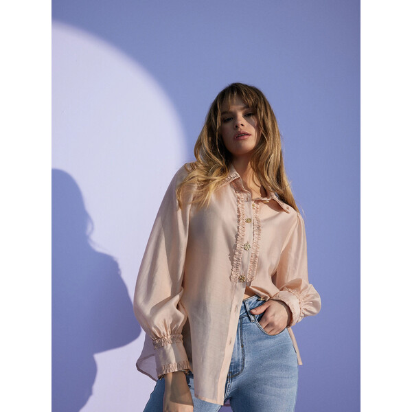 Taranko Romantyczna pastelowa koszula B3KS01D