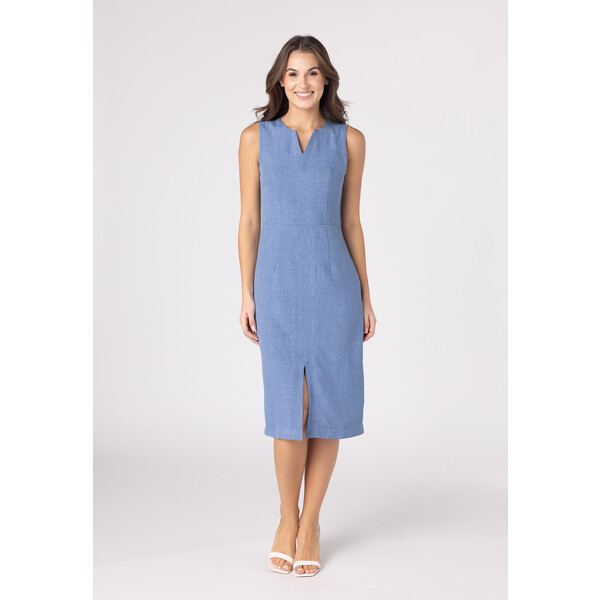 Quiosque NIEBIESKA SUKIENKA O TALIOWANYM FASONIE 4UF022801