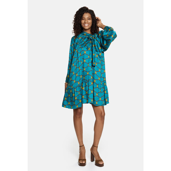 by Insomnia Sukienka codzienna Sukienka mini JAMELIA M Niebieski Oversize