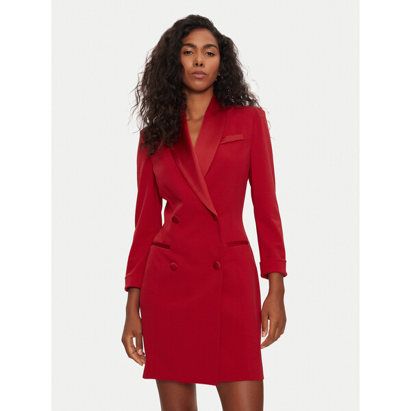 Imperial Sukienka koktajlowa AFAXIAW Czerwony Slim Fit