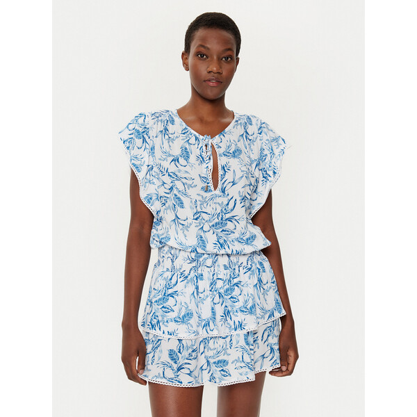 Melissa Odabash Sukienka plażowa Keri Biały Regular Fit