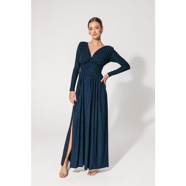 Aurora Sukienka wieczorowa Adelle Granatowy Feminine Fit