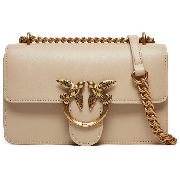 PINKO Torebka Love One Mini Dc AI 24-25 PLTT 100074 A0F1 Beżowy