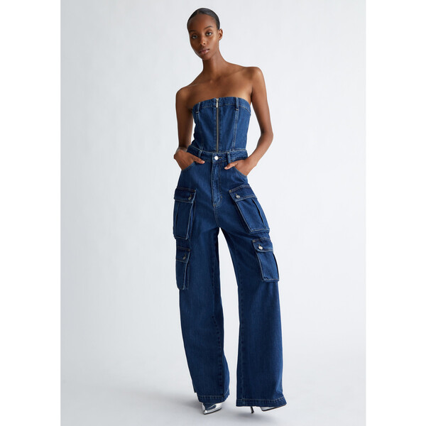 Liu Jo Sukienka jeansowa UF4163DS05978774 Błękitny Regular Fit