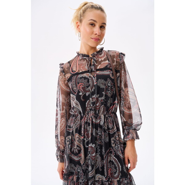 blue shadow Sukienka codzienna Emma Kolorowy Regular Fit