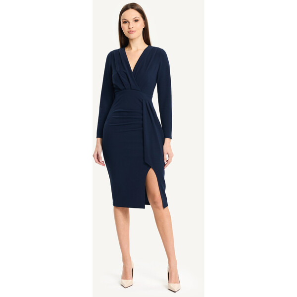 KMX Sukienka koktajlowa 923360012 Granatowy Fitted Fit