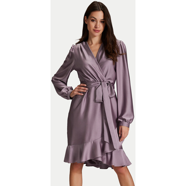 Swing Sukienka koktajlowa 5AG06500 Fioletowy Regular Fit