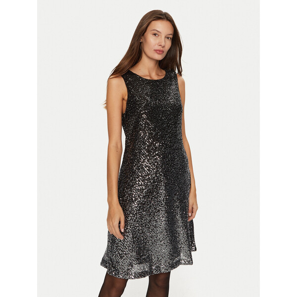 DKNY Sukienka koktajlowa DD4HZB44 Czarny Slim Fit