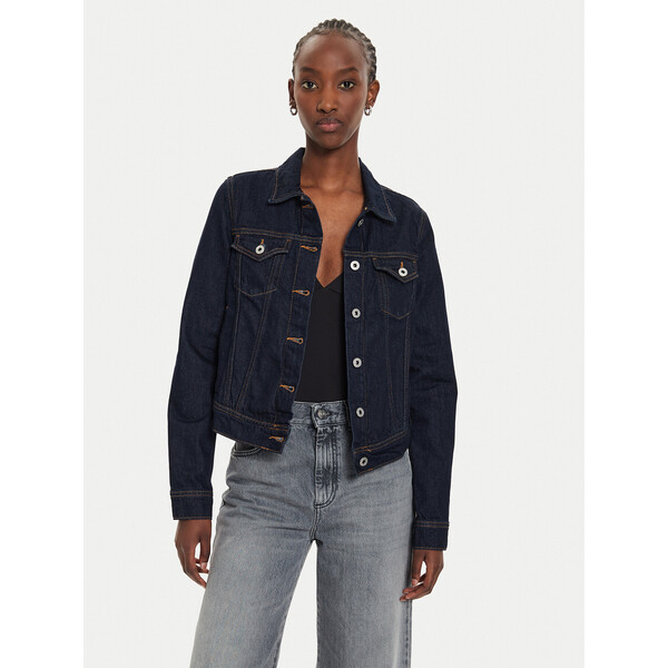 Pepe Jeans Kurtka jeansowa PL402430 Granatowy Slim Fit