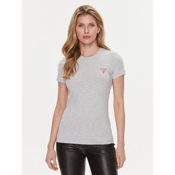 Guess T-Shirt W2YI44 J1314 Szary Slim Fit