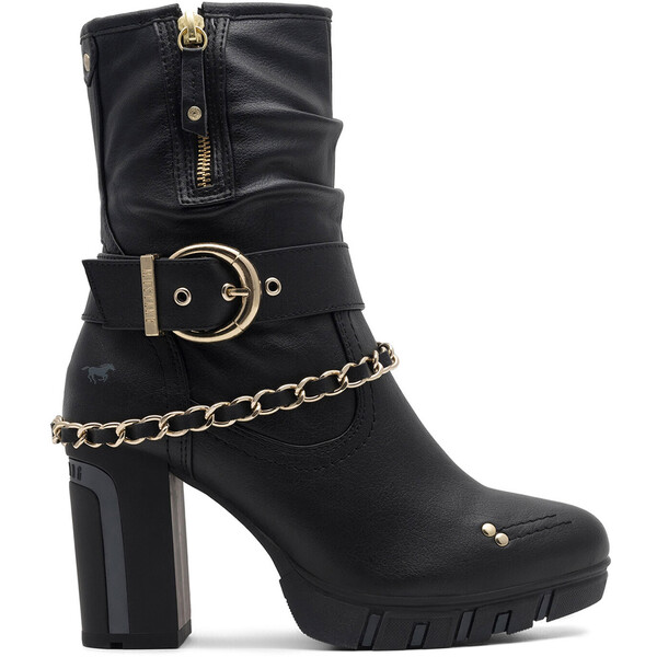 Mustang Botki 1363-505 Czarny