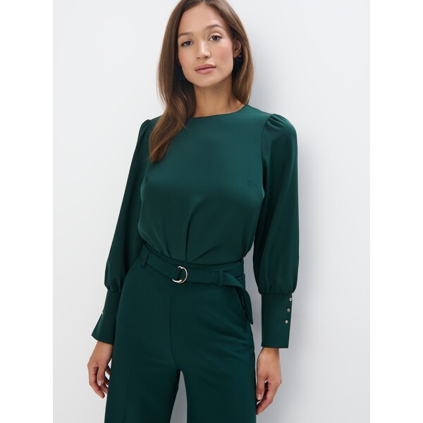 Mohito Elegancka zielona bluzka 769DK-76X