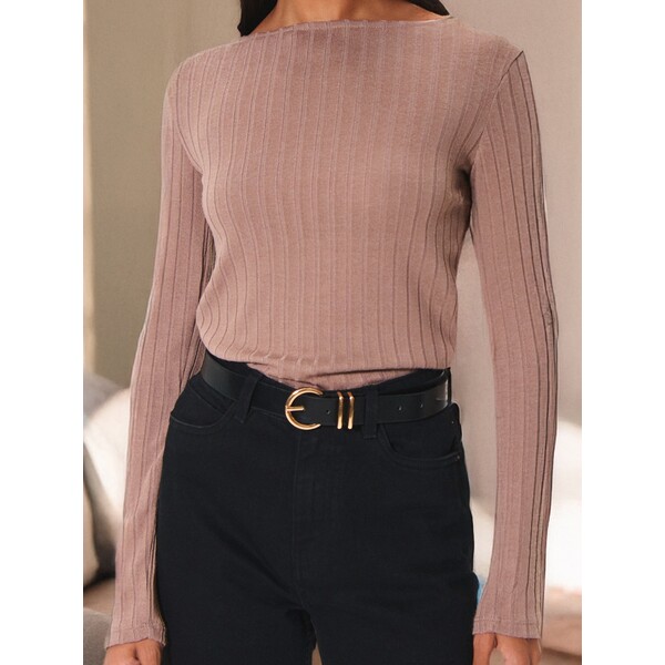 Sinsay Bluzka z długimi rękawami 3893Z-80X