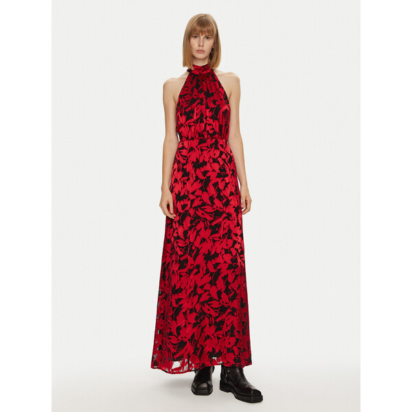 Gestuz Sukienka wieczorowa Elva 10909407 Czerwony Regular Fit