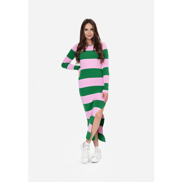 LAURELLA Sukienka codzienna 4TU004 Kolorowy Regular Fit