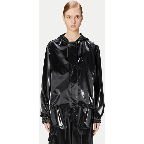 Rains Kurtka przeciwdeszczowa String W Jacket W3 18040 Granatowy Regular Fit