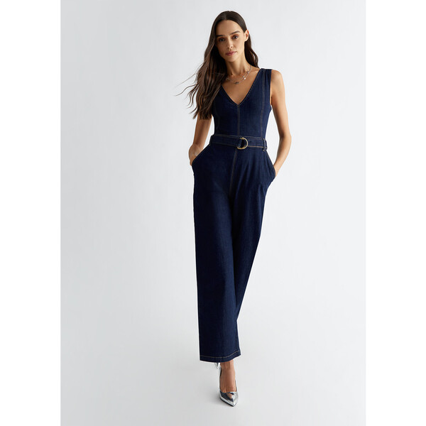 Liu Jo Sukienka jeansowa UF4158D49 Błękitny Regular Fit