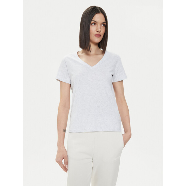 T-Shirt 4FWSS24TTSHF1162 Szary Regular Fit