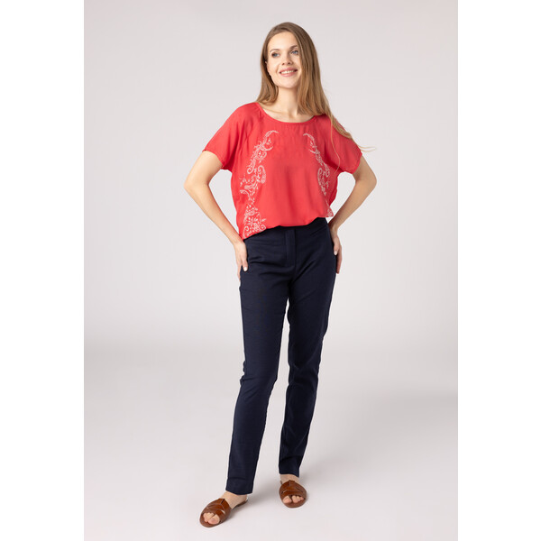 Quiosque Czerwona bluzka z delikatnym haftem 2DB233601