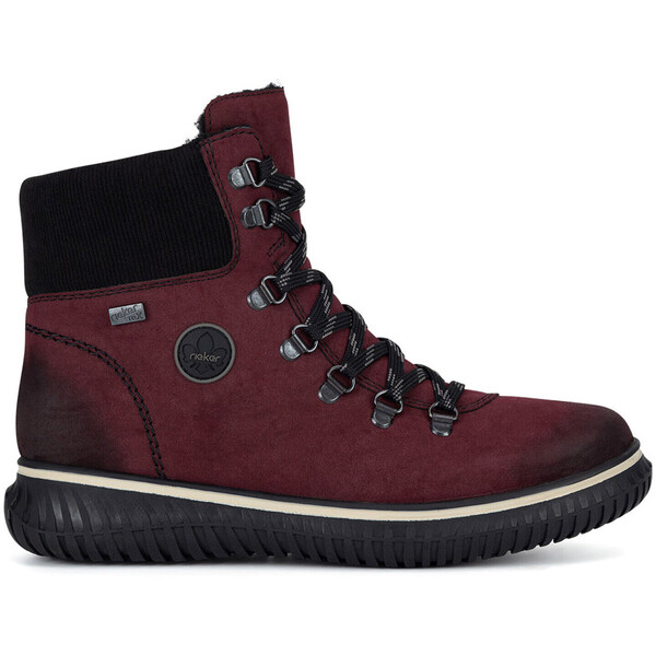 Rieker Botki 74247-35 Bordowy