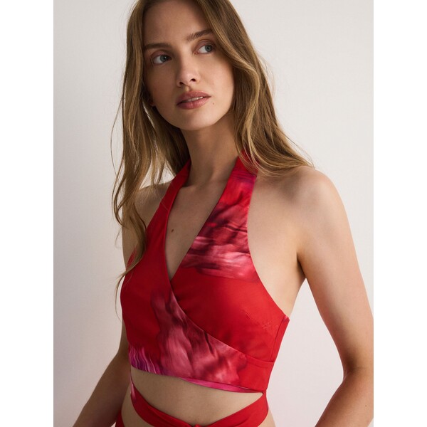 Reserved Krótki top z wiązaniem na szyi 289DS-33X