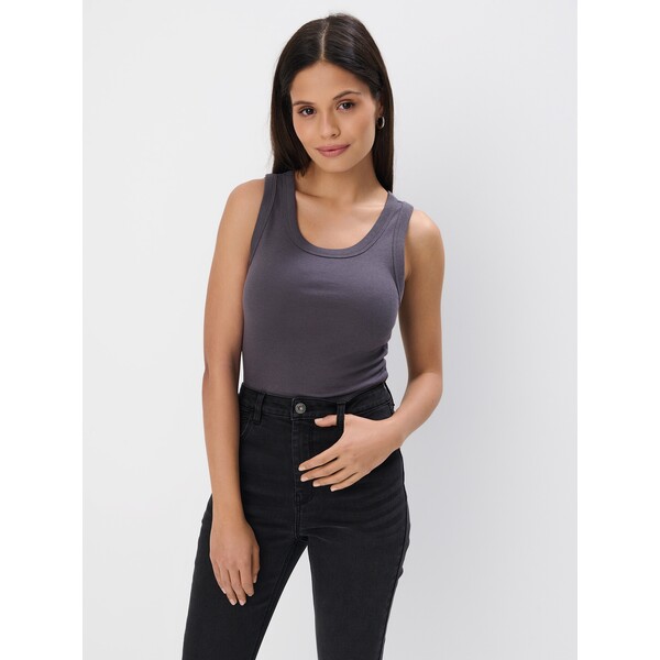 Mohito Szary dopasowany top 8871W-90X