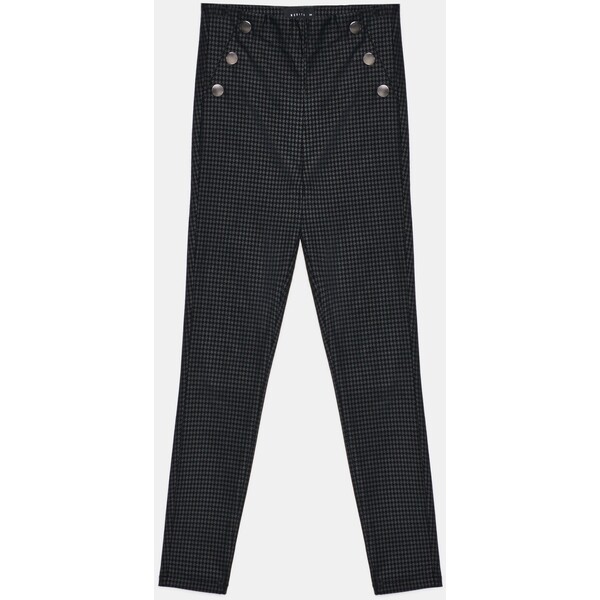 Mohito Dopasowane wzorzyste spodnie 545AS-99P