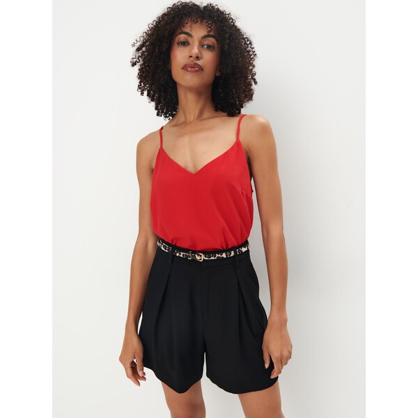 Mohito Czerwony top basic 6851T-33X