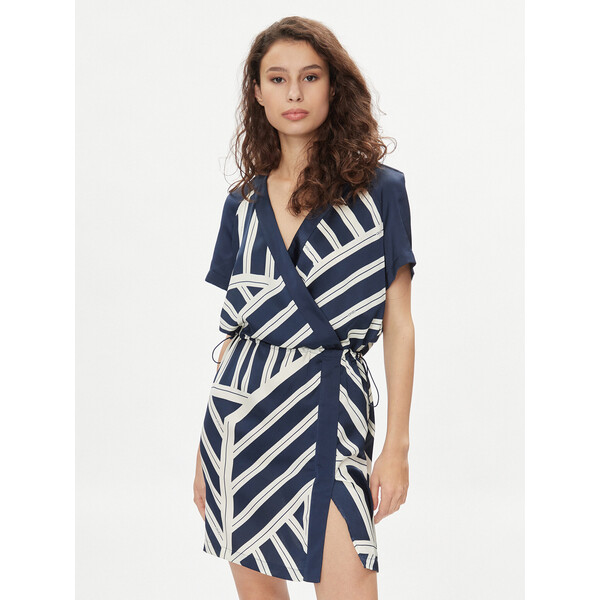 Liu Jo Sukienka codzienna TA4254 T3810 Granatowy Regular Fit