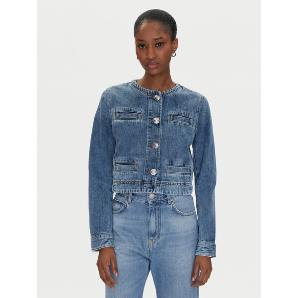 PINKO Kurtka jeansowa 104980 A2DW Granatowy Regular Fit